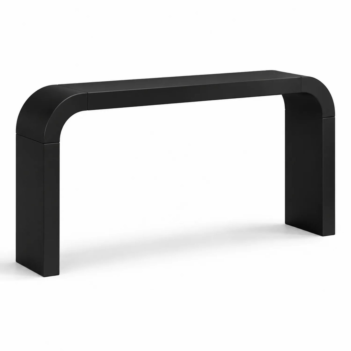 Console en MDF Noir avec Finition Mate