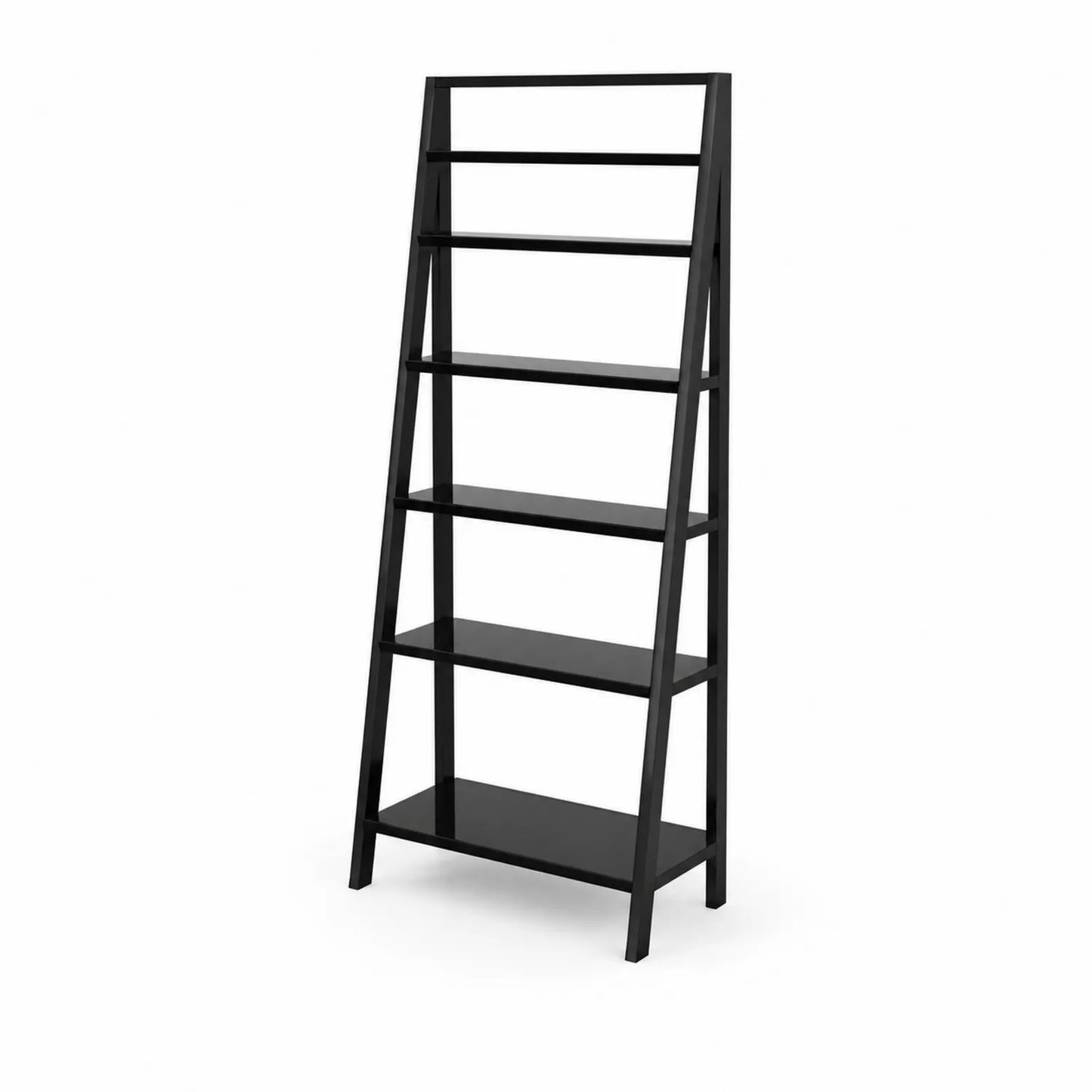 Étagère échelle 5 niveaux métal Noir
