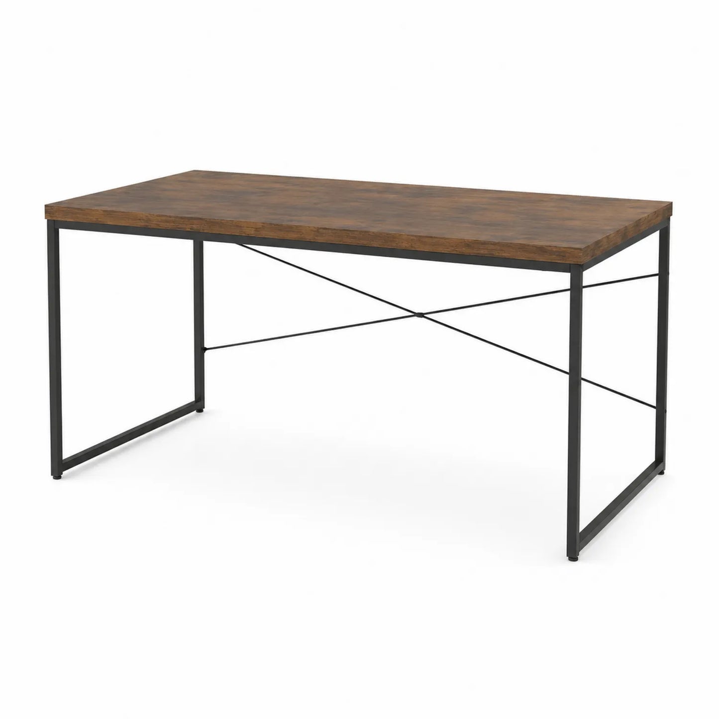 Bureau Rectangulaire en MDF et Métal 120x60x75 cm